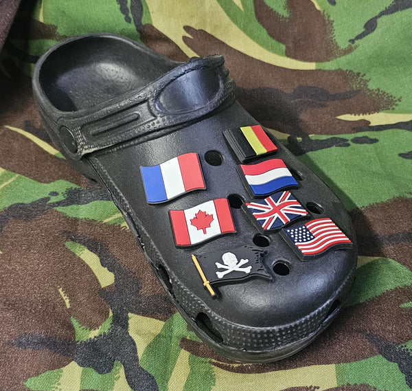 clog / water shoe - novelty charm / gem / logo customise your footwear here - FLAG ENSIGN COLOURS
