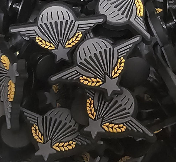 French Paratrooper Wing - Shoe charm - clog / water shoe - novelty charm / gem / logo