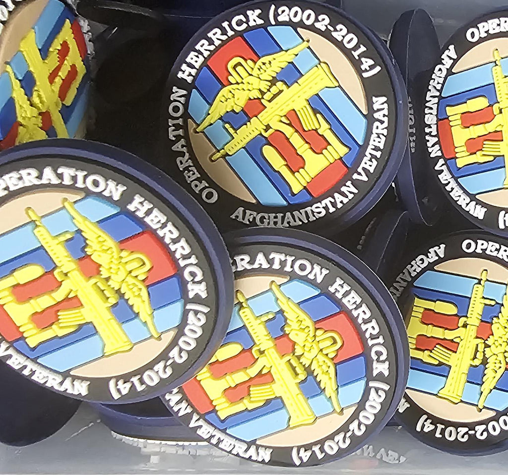 Op Herrick / Afghanistan - Shoe charm - clog / water shoe - novelty charm / gem / logo customise your footwear