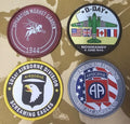 Patches Military Airborne woven 80mm dia circle patch / badge Operation Market Garden / D Day / 101st 82nd