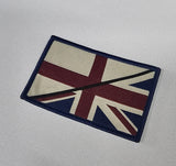England / N Ireland / Wales / Scotland half Flag woven Badge Patch 50mm x 80mm flag vintage style velcro welsh Irish UK union jack