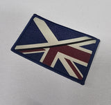 England / N Ireland / Wales / Scotland half Flag woven Badge Patch 50mm x 80mm flag vintage style velcro welsh Irish UK union jack