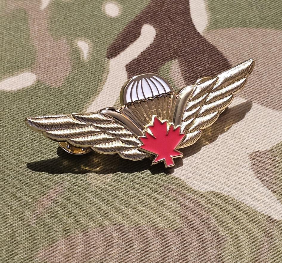 Canada / Canadian - Brevet / Parachutist / Paratrooper Jump Wings - Metal