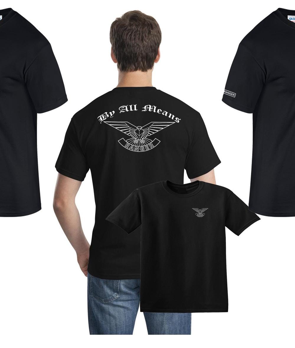 Ranger Regiment - by all means - t-shirt British Armed Forces sof - special ops