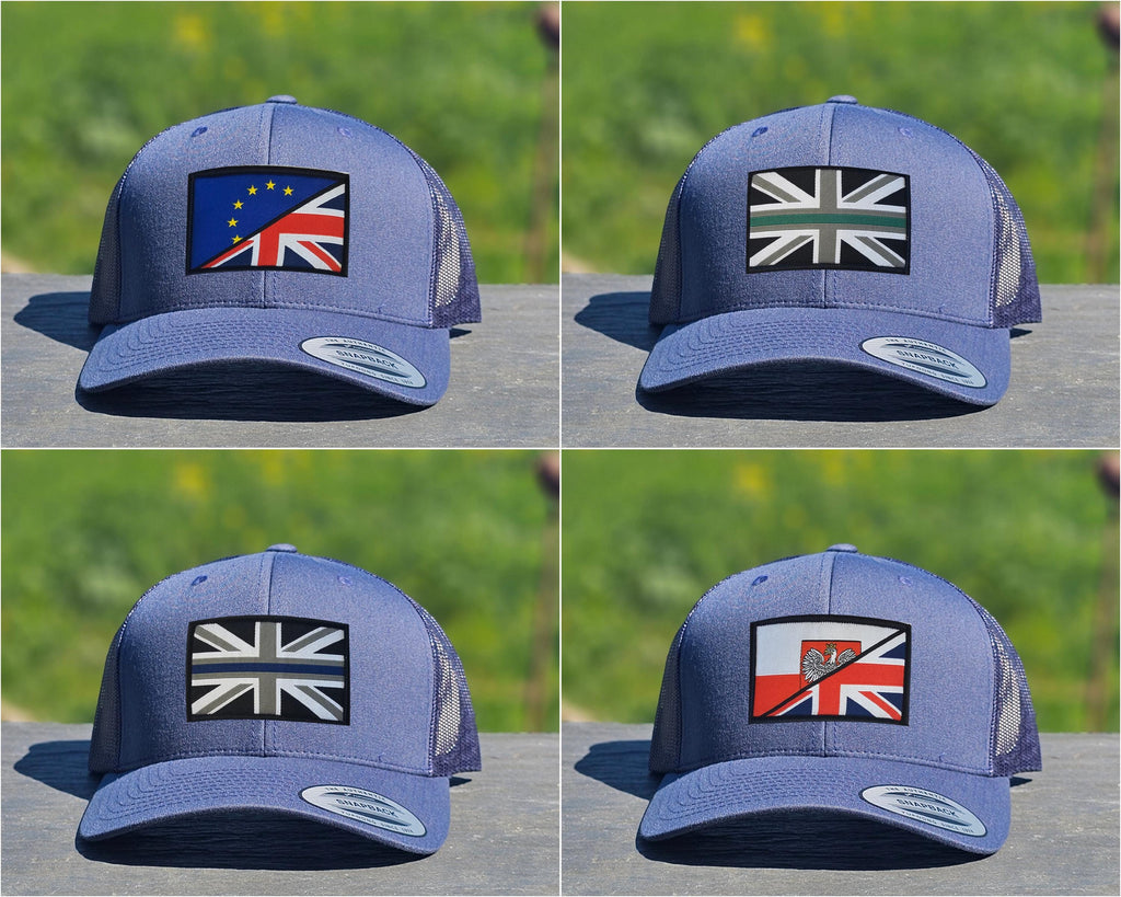 High quality woven patch, TRUCKER style BASEBALL CAP mesh back Hat Flexfit snap back trucker cap yupoong
