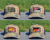 High quality woven patch, TRUCKER style BASEBALL CAP mesh back Hat Flexfit snap back trucker cap yupoong