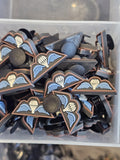 Belgium Para Paratrooper Airborne Wing Brevet- Shoe charm - clog / water shoe - novelty charm / gem / logo