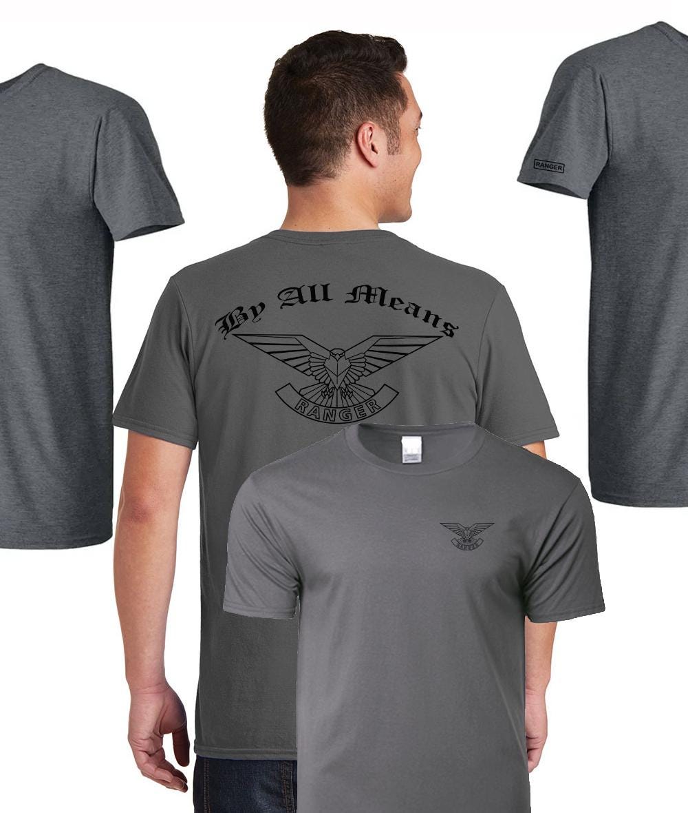 Ranger Regiment - by all means - t-shirt British Armed Forces sof - special ops