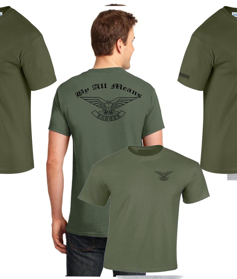 Ranger Regiment - by all means - t-shirt British Armed Forces sof - special ops