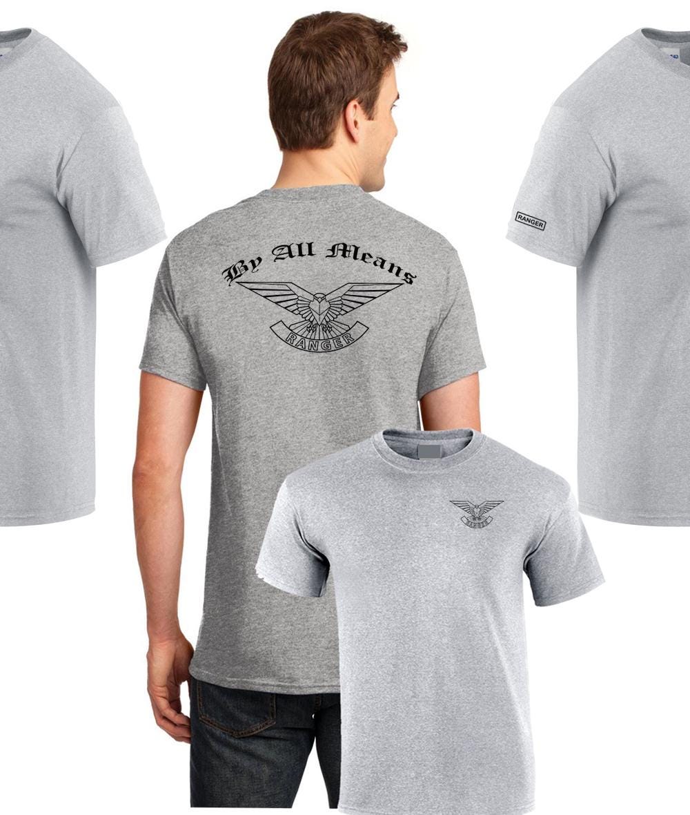 Ranger Regiment - by all means - t-shirt British Armed Forces sof - special ops