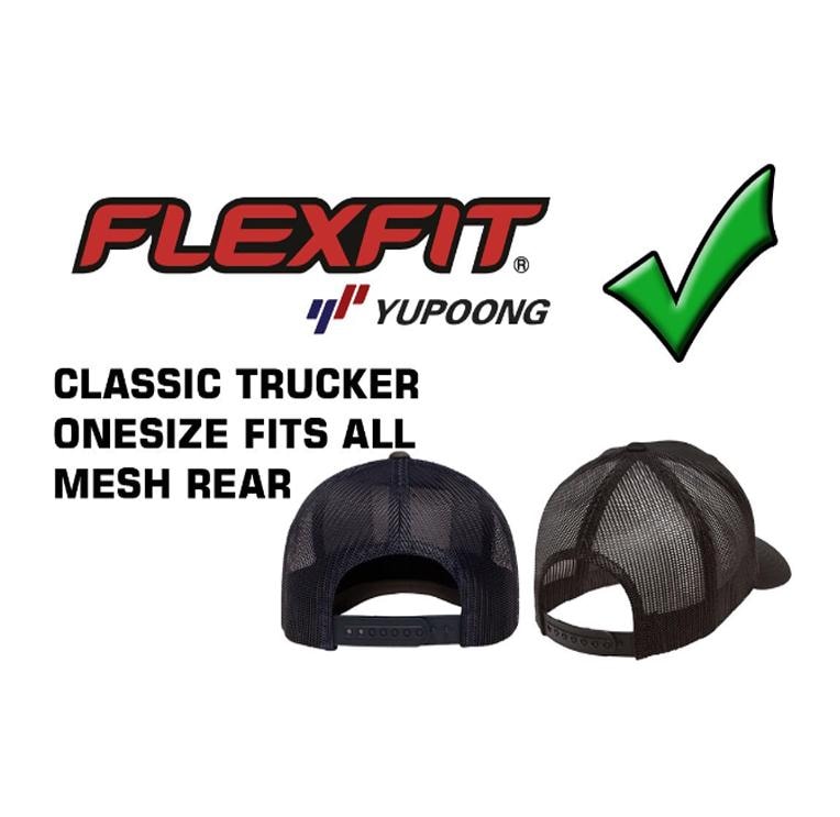 High quality woven patch, TRUCKER style BASEBALL CAP mesh back Hat Flexfit snap back trucker cap yupoong