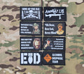 50mm x 80mm Morale Patch Badge -printed Design - tacti-cool - tactical - tv - film - quote - Funny - joke - war - army - classic
