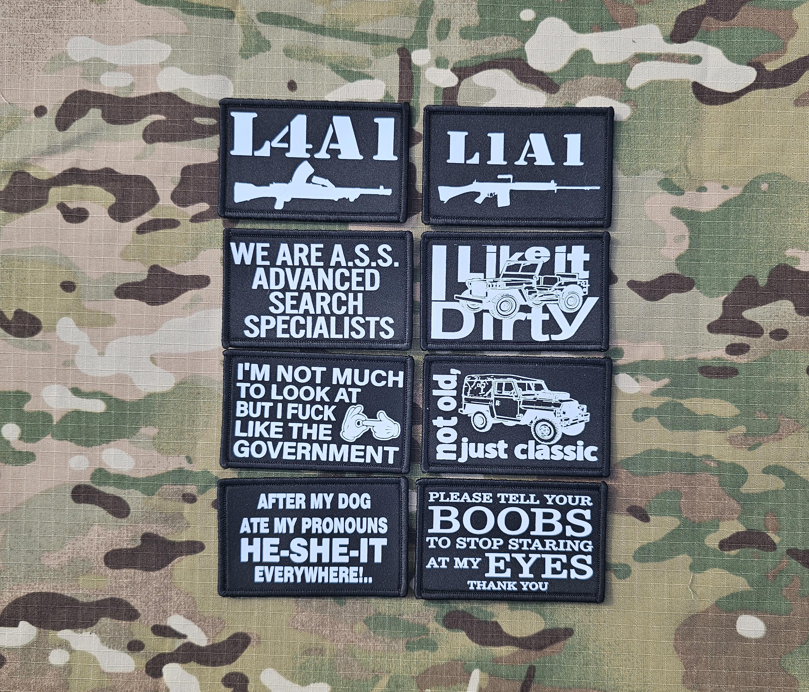 Funny Morale Patch Badge - Printed Design - tacti-cool - tactical - airsoft - Funny - joke - humour