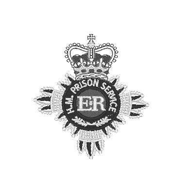 EIIR HM Prison Service – Gesticktes Logo/Design – Wählen Sie Ihr Kleidungsstück