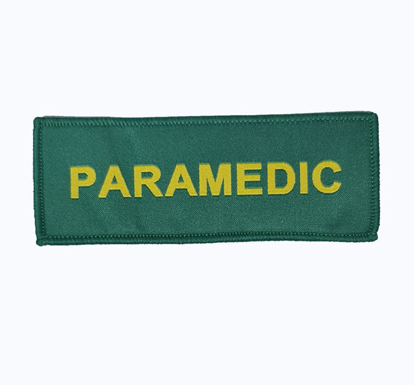 Rettungsdienst-Abzeichen / Patch 40mm x 100mm - Rettungssanitäter