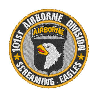 101st Airborne Division The Screaming Eagles - Embroidered Design - Choose your Garment