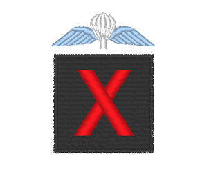 10 Fallschirmjägerbataillon Das Fallschirmjägerregiment - Gesticktes Design - Wähle dein Kleidungsstück