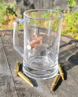 Engraved Personalised Bullet Tankard Glass - Free Engraving / Your Design