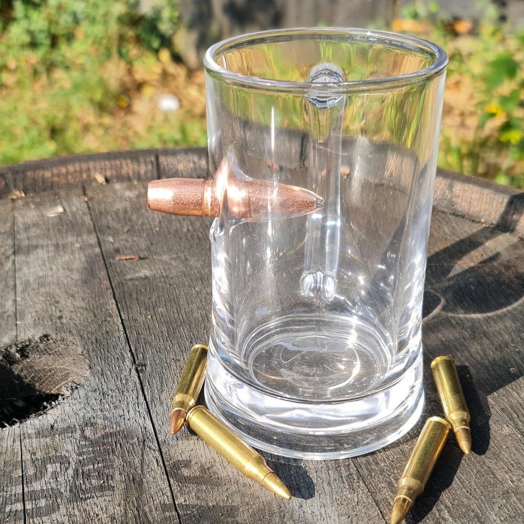 Graviertes personalisiertes Bullet Tankard-Glas – Kostenlose Gravur / Ihr Design