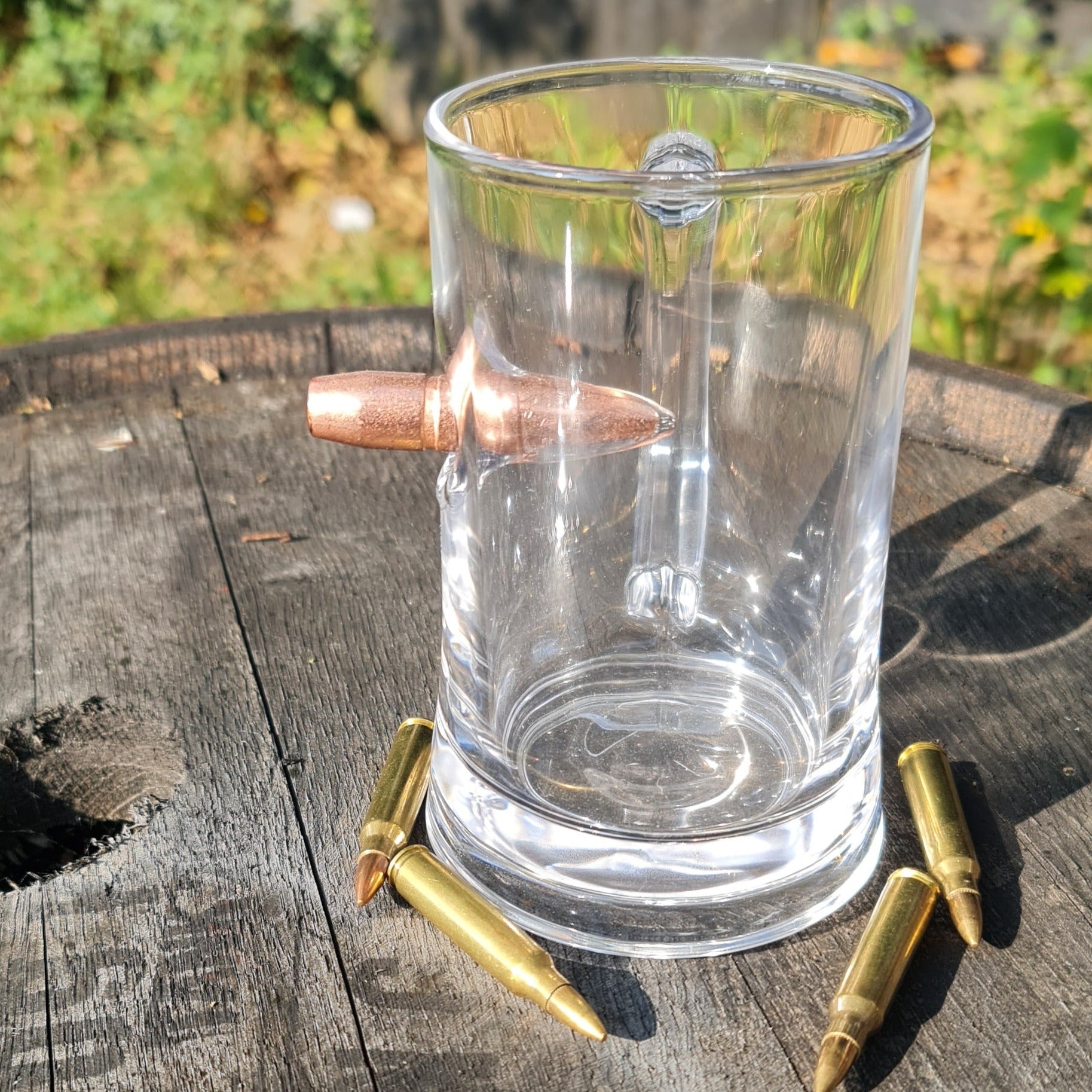 Graviertes personalisiertes Bullet Tankard-Glas – Kostenlose Gravur / Ihr Design