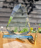 Engraved Jade Arrow Award - Free Engraving / Your Design