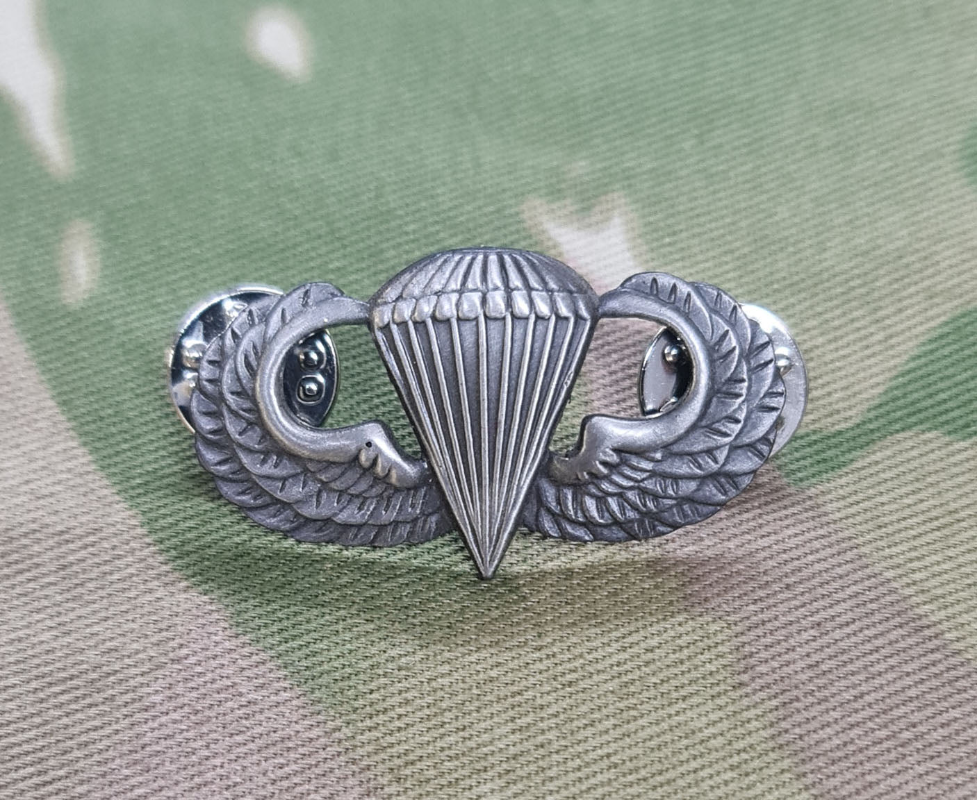 USA Amerikanischer Fallschirmspringer Sprungflügel Para Airborne Metall Brosche