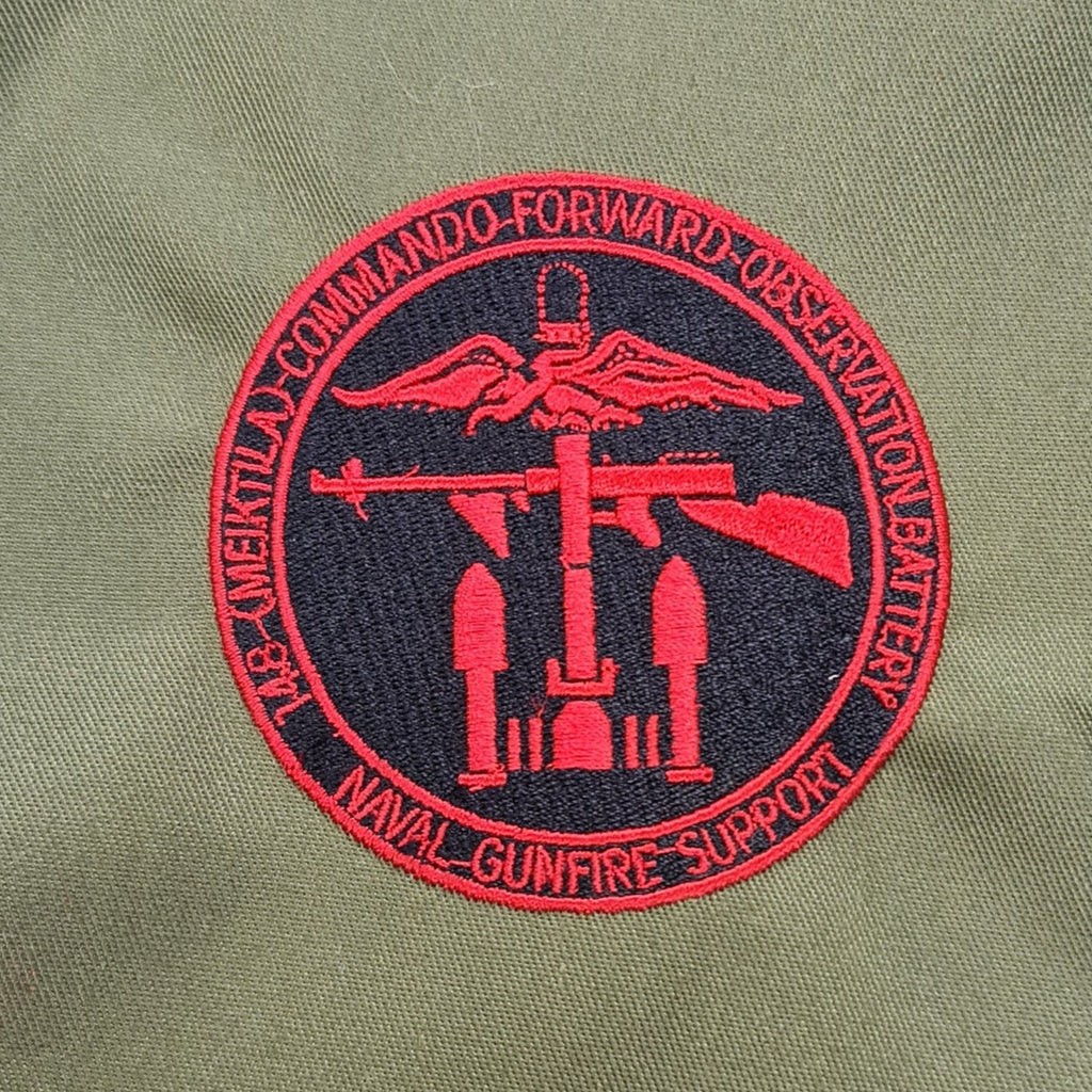 148 (Meiktila) Commando Forward Observation Battery, 29 Cdo RA - Gesticktes Design - Wähle dein Kleidungsstück
