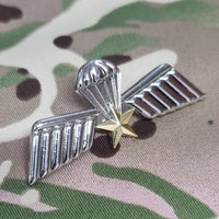 Netherlands Parachutist / Paratrooper Jump Wings Metal - A Wing (Advanced)