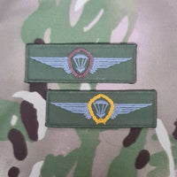 Qualifikationsflügel der deutschen Fallschirmjäger für Fallschirmspringer – alle Grade/alle Farbvarianten