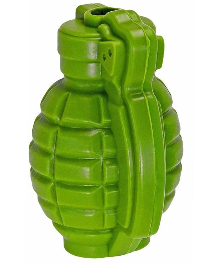 Set of 2 Large 3D Grenade Shaped Ice Cube Mold Maker Silicone Party Bar Military Gift