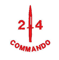 24 Commando RE - Embroidered Design - Choose your Garment