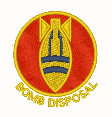 33 EOD Bomb Disposal - Embroidered - Choose your Garment