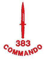 (Choose your numeral) Commando Dagger - Embroidered Design - Choose your Garment