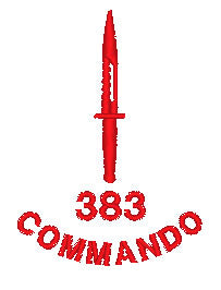 383 Cdo Sqn - Bestickt - Wähle dein Kleidungsstück