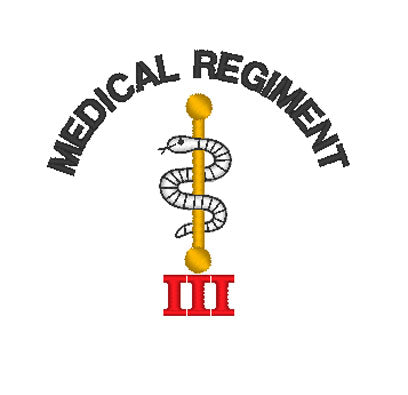 3rd Medical Regiment (3 Med Regt) RAMC - Embroidered Design - Choose your Garment