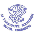 51 Para Sqn RE, 23 Engineer Regiment (v2) – Gesticktes Design – Wähle dein Kleidungsstück