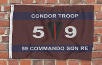 Condor Troop, 59 Commando Squadron RE (v2) Flag - Fully Printed Flag