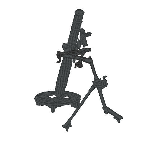 Mörser 81mm Support Company - Bestickt - Wähle dein Kleidungsstück
