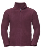 Bestickt - Outdoor-Fleece mit durchgehendem Reißverschluss
