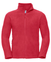 Bestickt - Outdoor-Fleece mit durchgehendem Reißverschluss