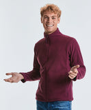 Bestickt - Outdoor-Fleece mit durchgehendem Reißverschluss