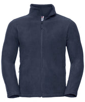 Bestickt - Outdoor-Fleece mit durchgehendem Reißverschluss