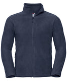 Bestickt - Outdoor-Fleece mit durchgehendem Reißverschluss