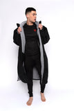 Embroidered Fully Weatherproof Unisex Dry Changing Robe / surf  swim / triathlon / sports