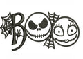 Boo Halloween - Embroidered Logo / Design / Motif - Choose your Garment