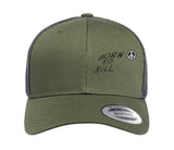 Bestickte Flexfit Yupong-Kappe „Born to Kill“