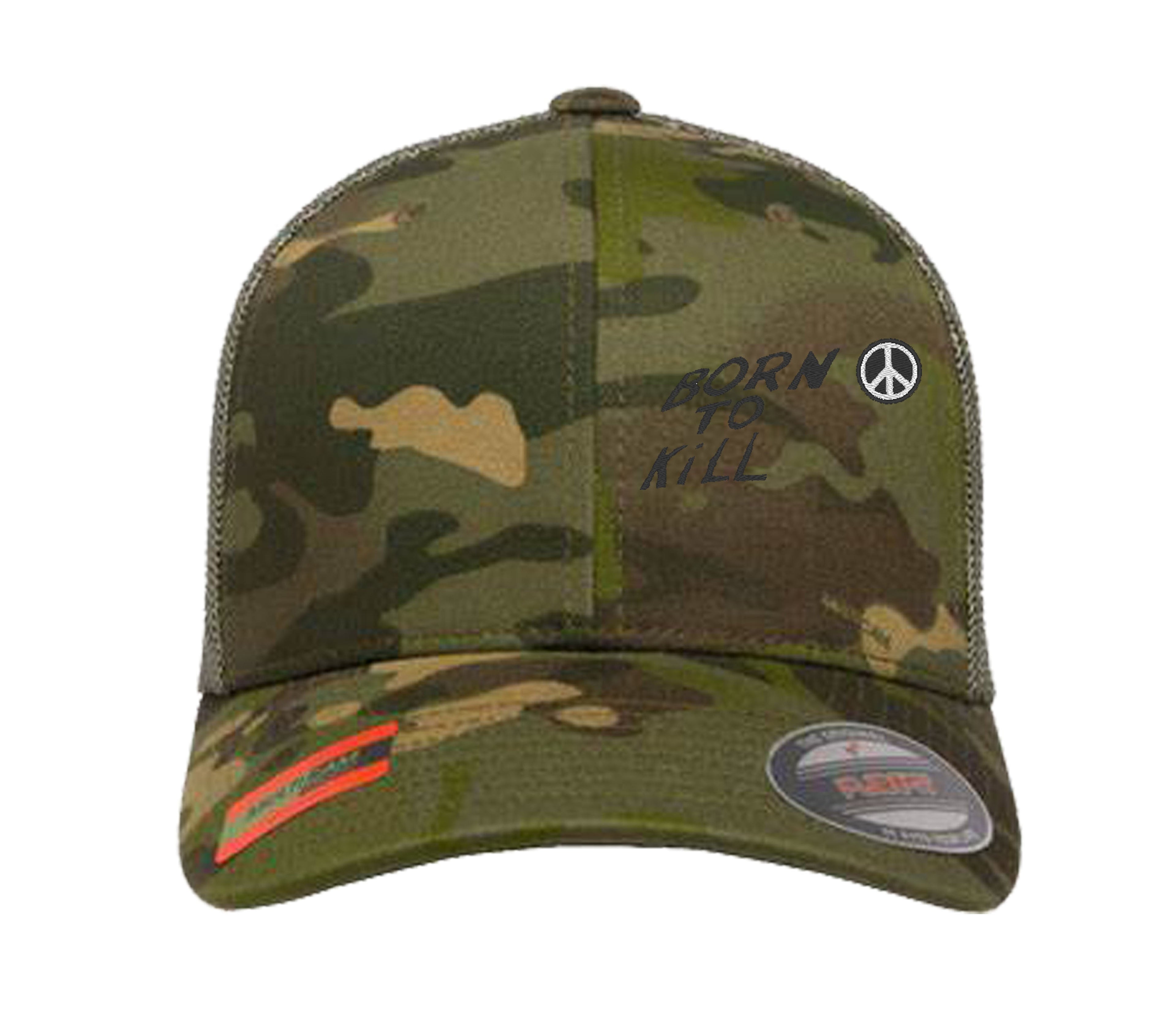Embroidered Flexfit Yupong Cap Born to Kill