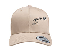 Bestickte Flexfit Yupong-Kappe „Born to Kill“