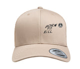 Bestickte Flexfit Yupong-Kappe „Born to Kill“