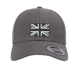 Embroidered Flexfit Yupong Cap Black & White Union Flag